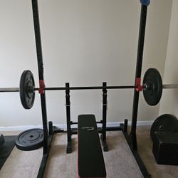 Squat Rack And Bench