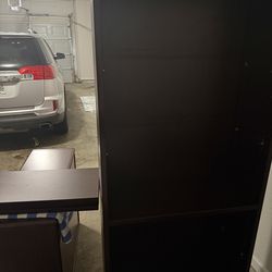 Cherry Wood Bookshelves