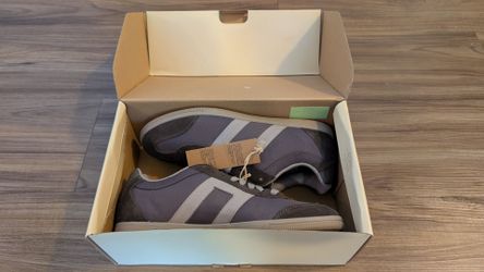 Diesel "Vintagy Lounge" Men's Sneakers — Gray Suede & Mesh — US 8.5 / EU 41