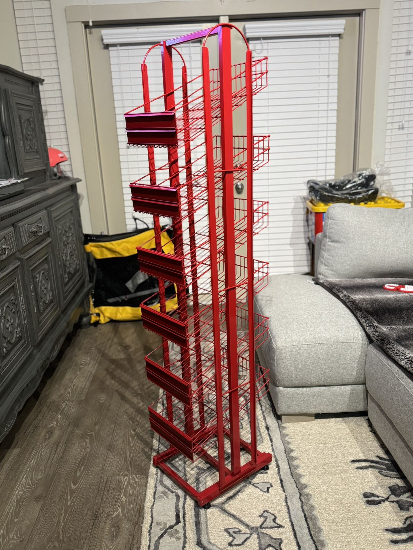 Business Retail Display Unit/ Steel / Metal /RED