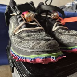 Nike Air Force 1 Mid x Off-White, Black colorway, size 8 in mens