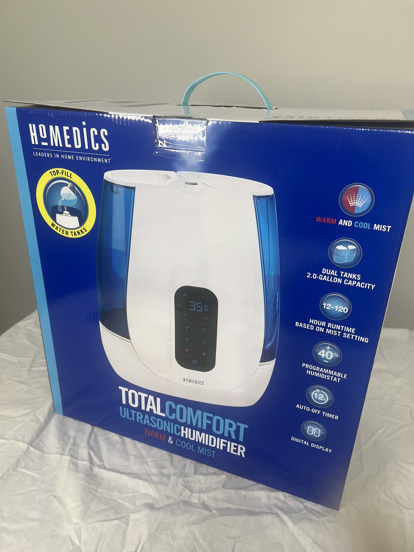 HoMedics Total Comfort Ultrasonic Warm and Cool Mist