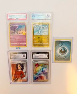Pokémon Graded Card Lot & Mystic7 Influencer Autograph Card