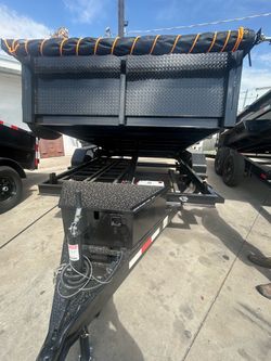 2026 GM dump trailer 8x12x2 with ramps