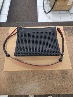 Christian Louboutin Calf Sky Pouch Spike