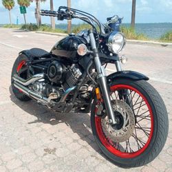 Custom 2005 Yamaha V Star 650 Bobber Motorcycle Low Mileage