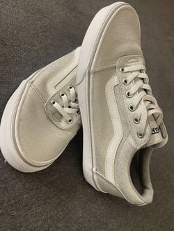 Sparkly Gray Vans