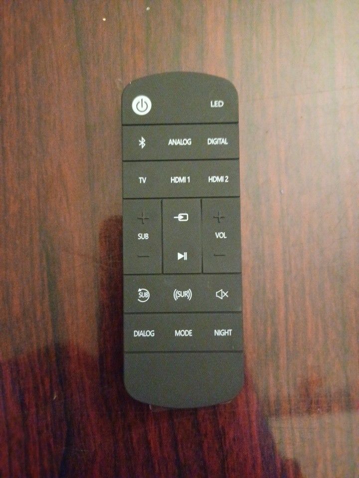 Replacement Remote Control Fit for Klipsch Cinema 600 3.1 5.1 Sound Bar

