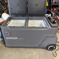 Anker EverFrost Dual-Zone Portable Cooler and Freezer, Powered by AC/DC or Solar