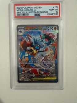 Mega Evolution SIR Lucario PSA 10