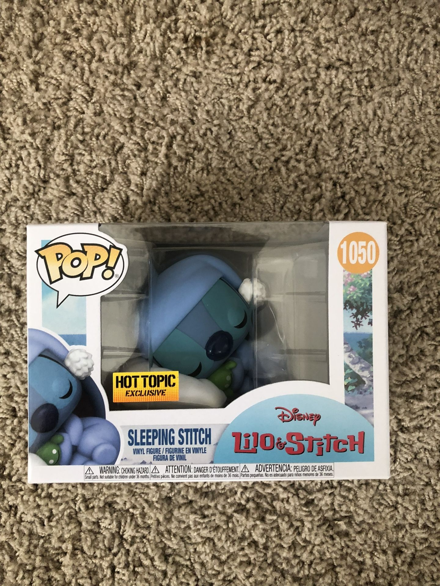 DISNEY STITCH WITH FROG FUNKO POP. FYE EXCLUSIVE.
