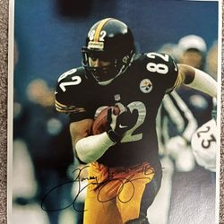 Steelers #82 Yancey Thigpen Autographed Picture