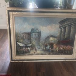 Beautiful Large Oil Painting