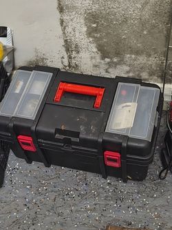 Tool box with tools