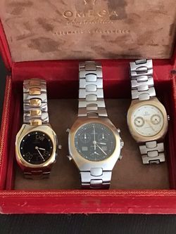 OMEGA, Seamaster POLARIS,  rare day/date dual register ,Gerald Genta  creation !!