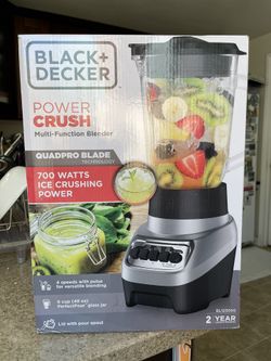 Black And Decker Power Crush Multi-Function Blender (New)