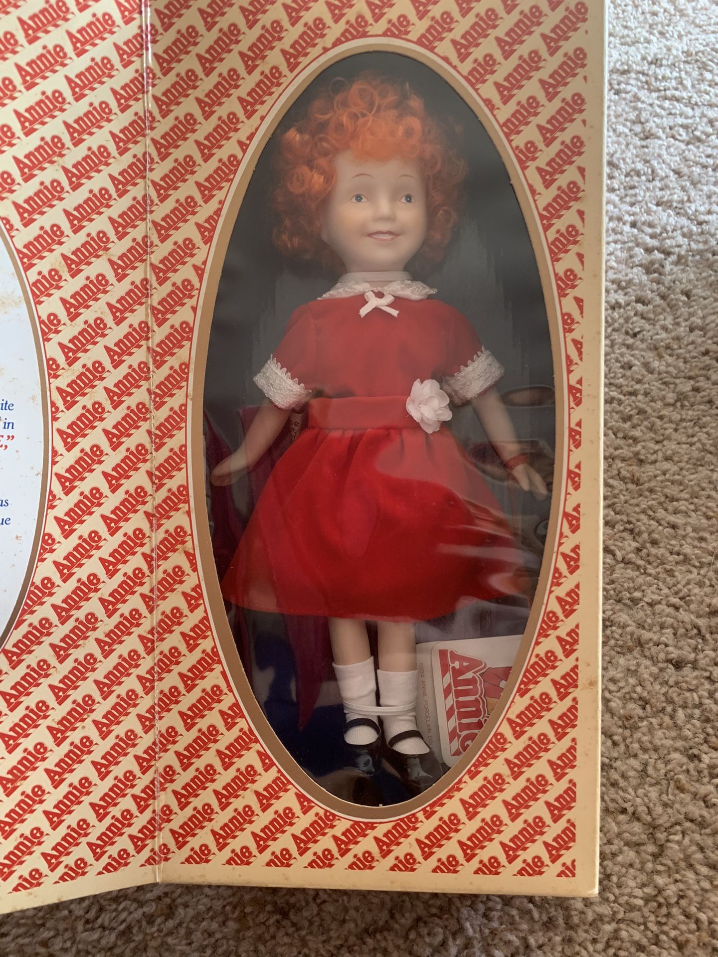 Vintage Annie 8” Porcelain Doll