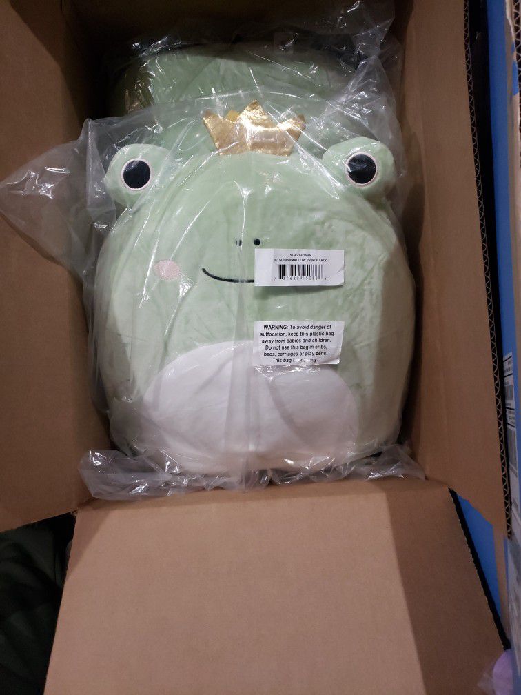 Squishmallow  Prince Frog 16" Brand New