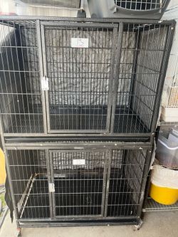 double dog cage