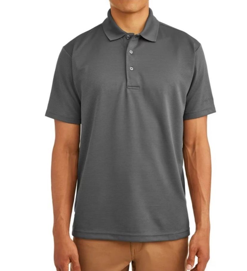 Ben Hogan Men's Performance Easy Care Solid Short Sleeve Polo Shirt, SZ M-New