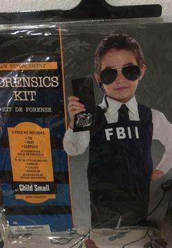 Halloween Forensics Kit Child Small Costume