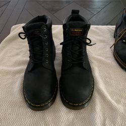 Dr Martins Steel Toe Boots - Size 9 - Never Worn