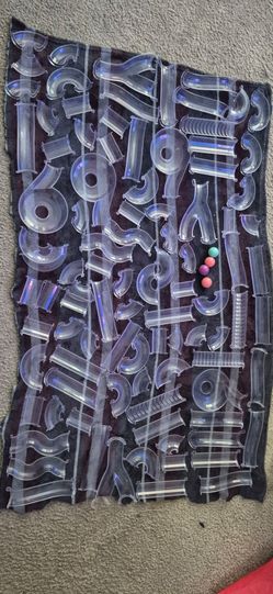 Marble run - clear tubing