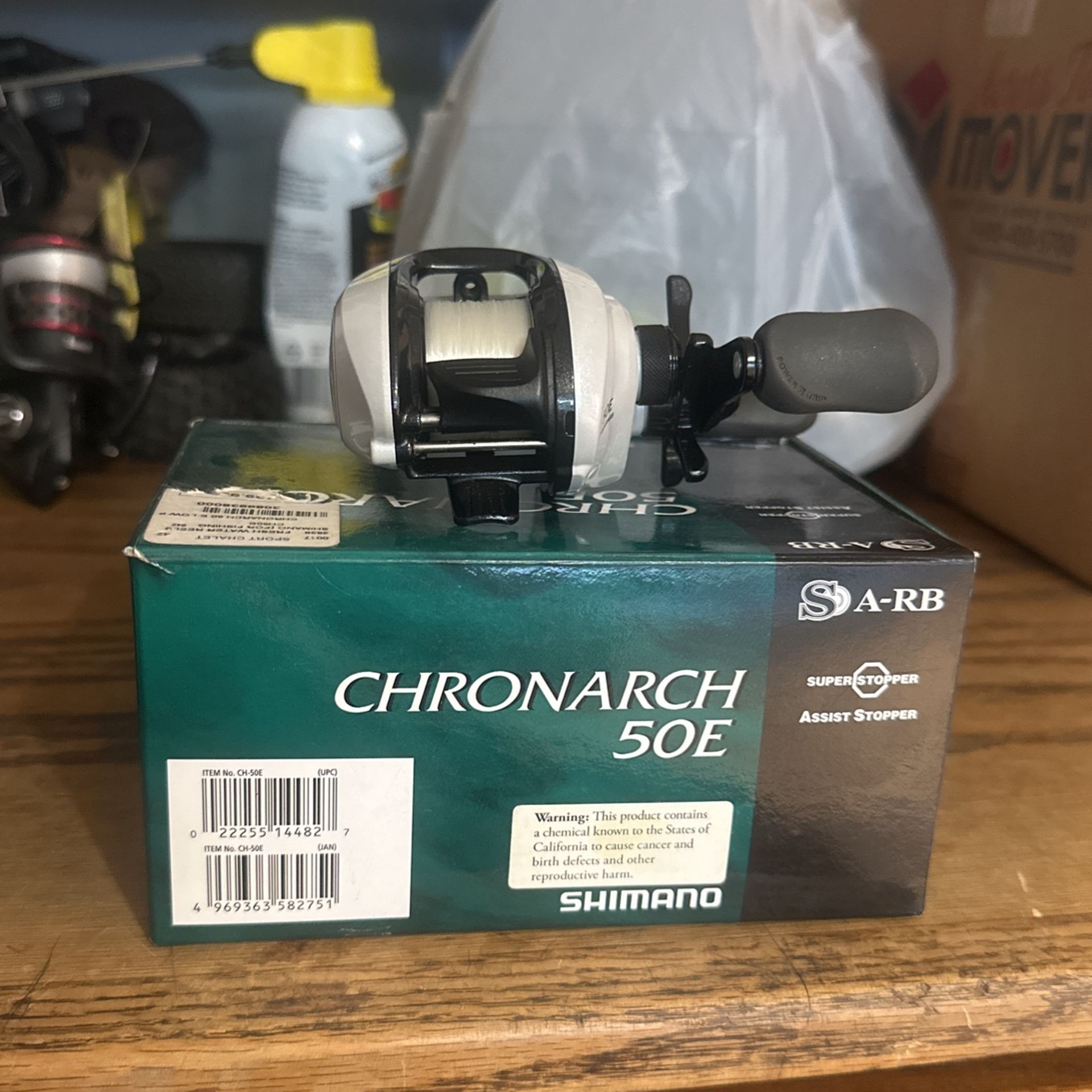 Shimano Chronarch 50E CH-50E White RH 6.4:1