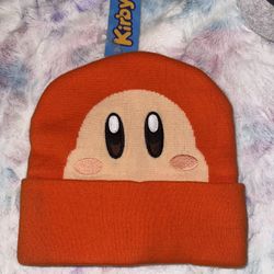 Nintendo Orange Kirby beanie 