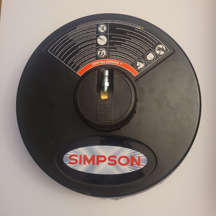 Simpson 80165 15" 3700 PSI Cold Water Pressure Washer Surface Cleaner New