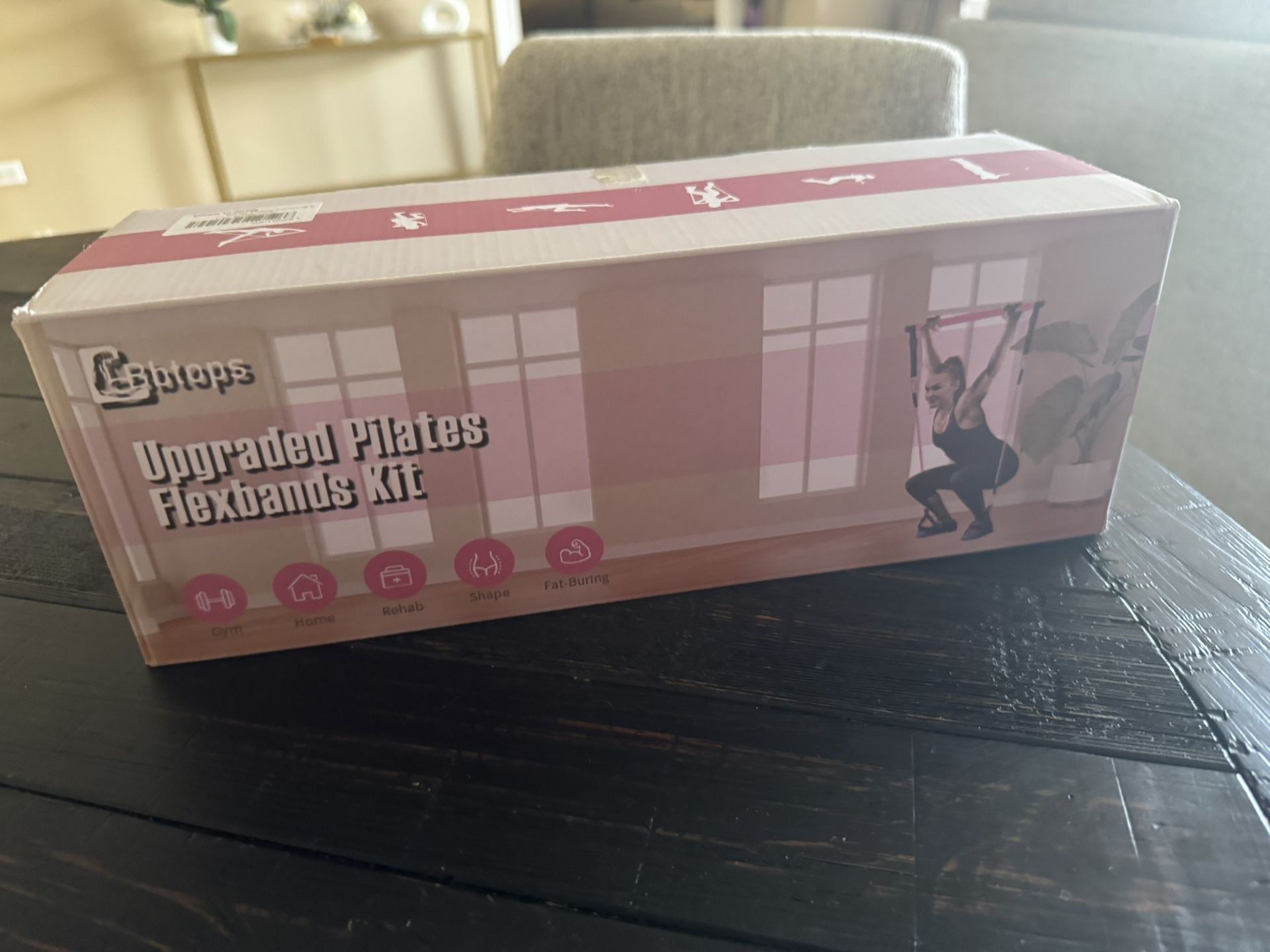 Pilates Bar Kit with Resistance Bands,Pilates Bar with Stackable Bands Workout Equipment