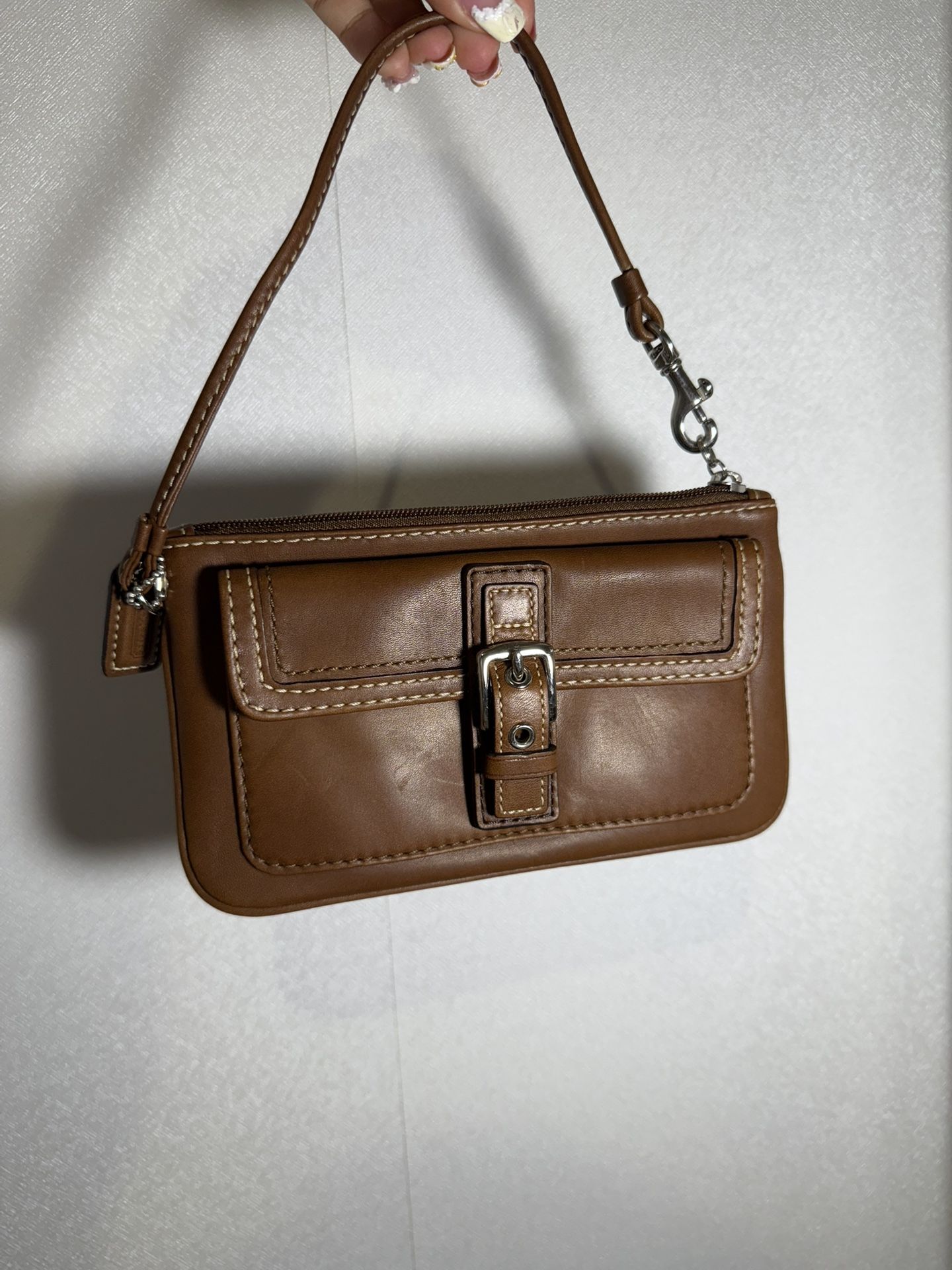 Coach Buckle Wristlet 