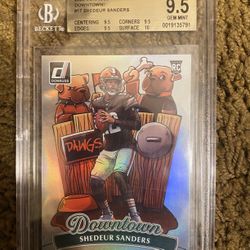 Graded Downtown Case Hit Shedeur Sanders Also Gold Prizm  Auto And More 