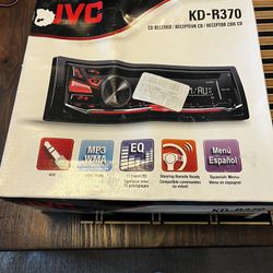 JVC Car Stereo And CD Receiver 
