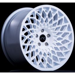 JNC043 Full White Wheels - 15"-18"