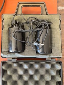 Monroe Electronics 96085-2 Electrode Test Set Resistance/Resistivity Testing w/ Case