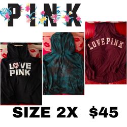 PiNK SWEATERS LOT