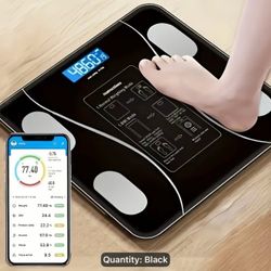 BT Electronic Scale, 396 Lb Digital Bathroom Scale, High-Precision Body Scale with HD LCD Display
