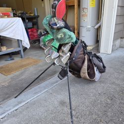 Golf Clubs And Bag