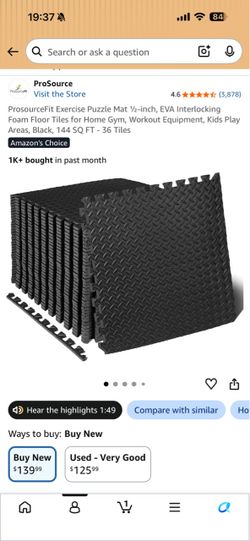 Exercise Puzzle Mat