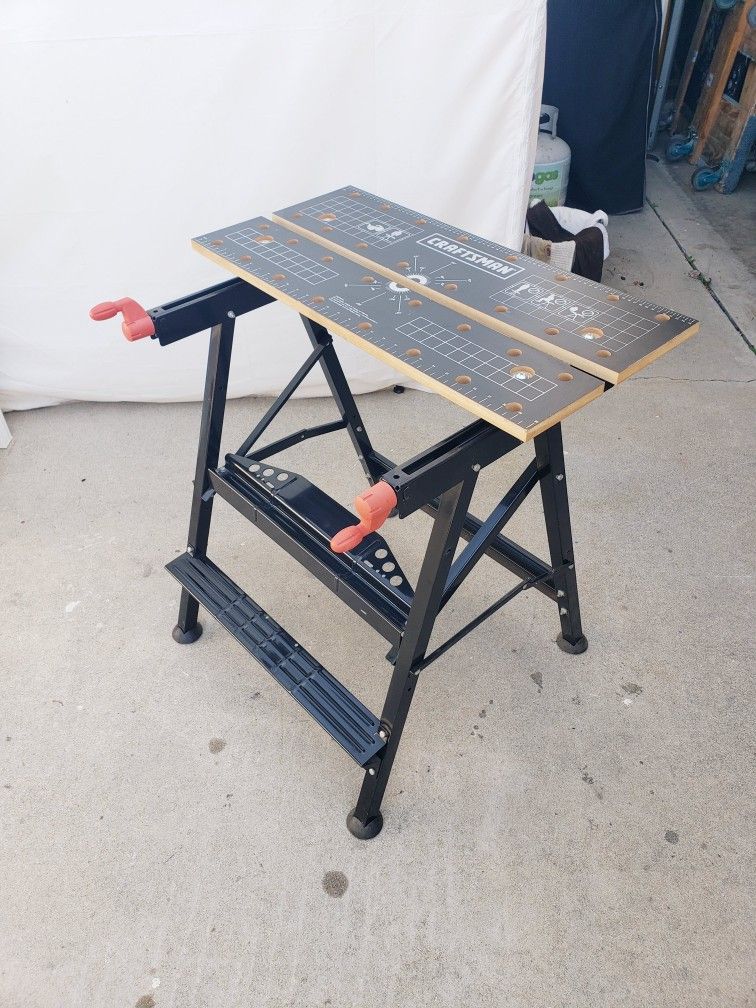 Craftsman Workbench Vise - Foldable In Excellent Condition