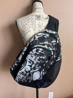 Trail Maker Skate Board Print Crossover Y2K Skater  Backpack School Collage Travel