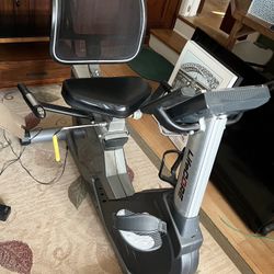 Lifecore 1000rb Recumbent Bike - Stationary Exercise Bike