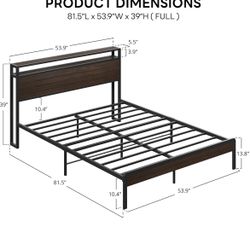 Full Bed Frame (no Mattress) 