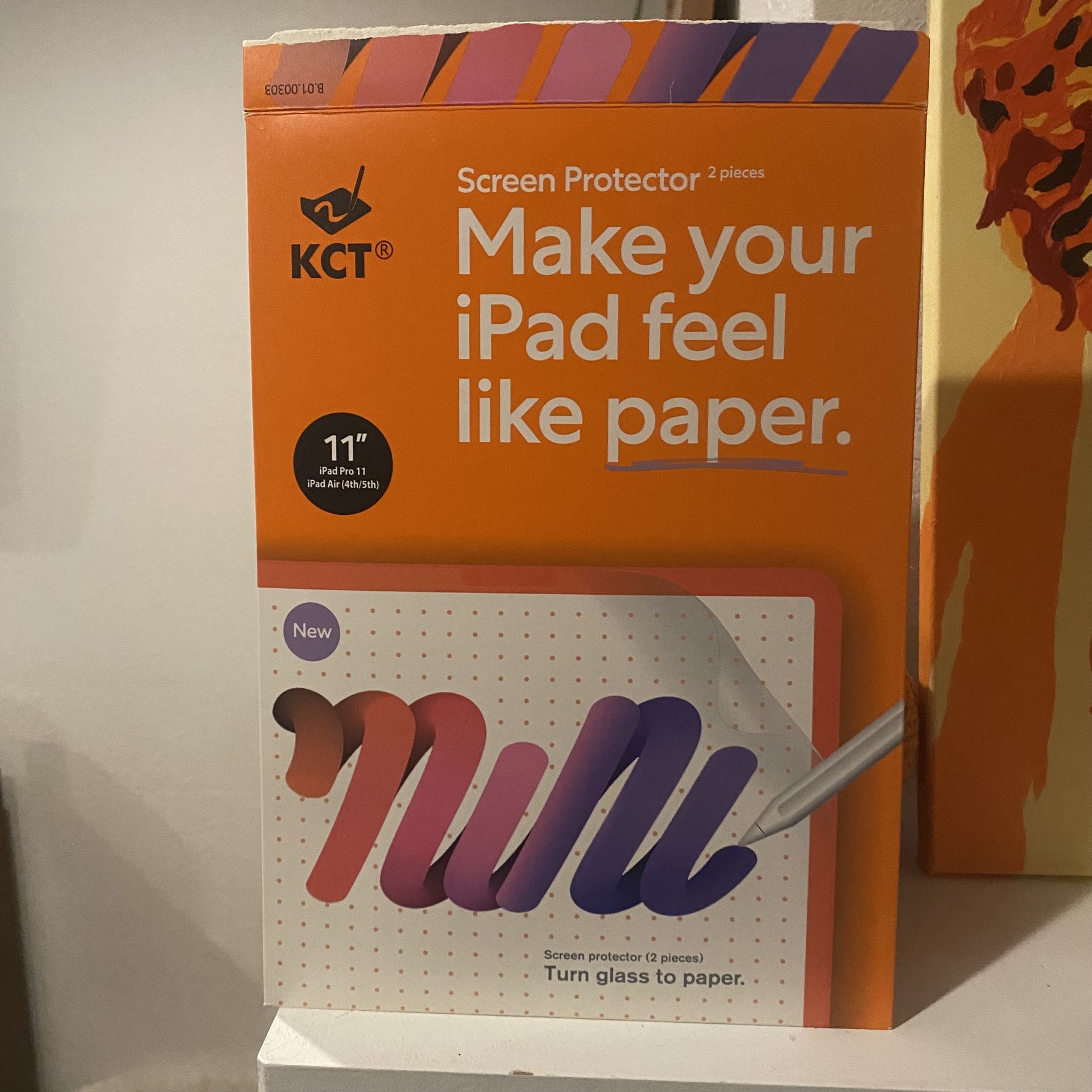 KCT 2 Pack Paperfeel Screen Protector Compatible with iPad Pro 11 Inch (2022&2021&2020&2018) / iPad Air 5th&4th (10.9 inch, 2022&2020)