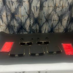 Detroit Style Buffs LuxuryEyewear-New&HighQuality. *Rectangle Rimless&Square GoldFrames-Detroit Player style 