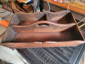 Antique Wooden Service Tray