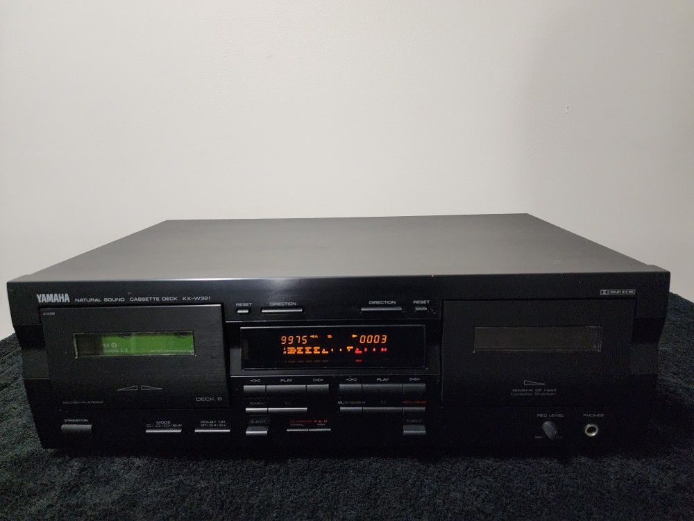 Yamaha KX-W321 Natural Sound Dual Auto Reverse Cassette Deck