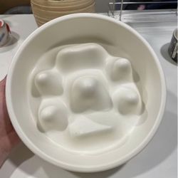 Large Dog Slow Feeder Bowl Thicker and ABS, Heavier, Extra Durable Than Normal Slow Food Bowls, Effectively Slow Down Dog's Eating Speed (2-3 Times), 