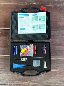 Electric Drill Wire Stripper Kit Black Carrying Case